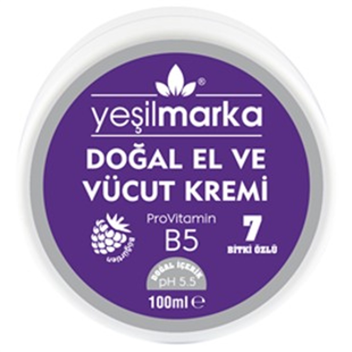 YEŞİL MARKA EL& VÜCUT KREMİ BÖĞÜRTLEN 100ML