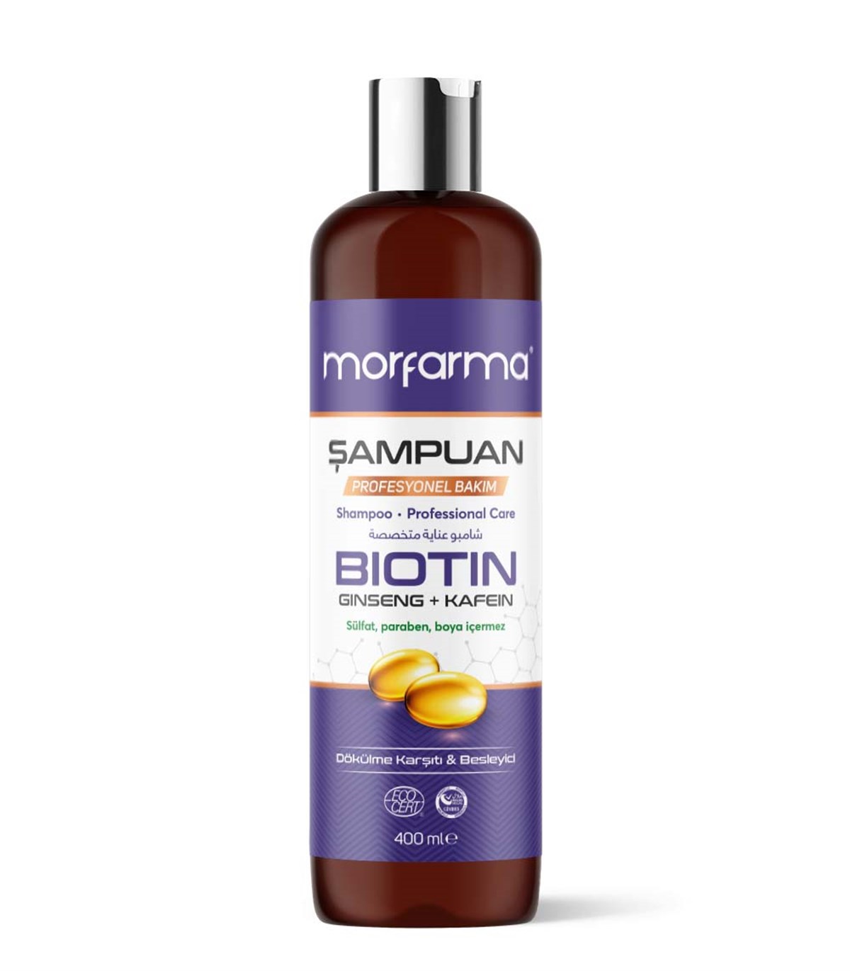 YEŞİL MARKA MORFARMA BAKIM ŞAMPUANI 400ML
