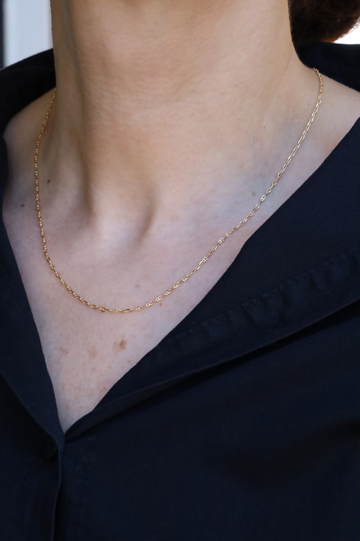 Yenigün Kuyumculuk14 Ayar Altın (2 mm) Barlı Zincir Kolye