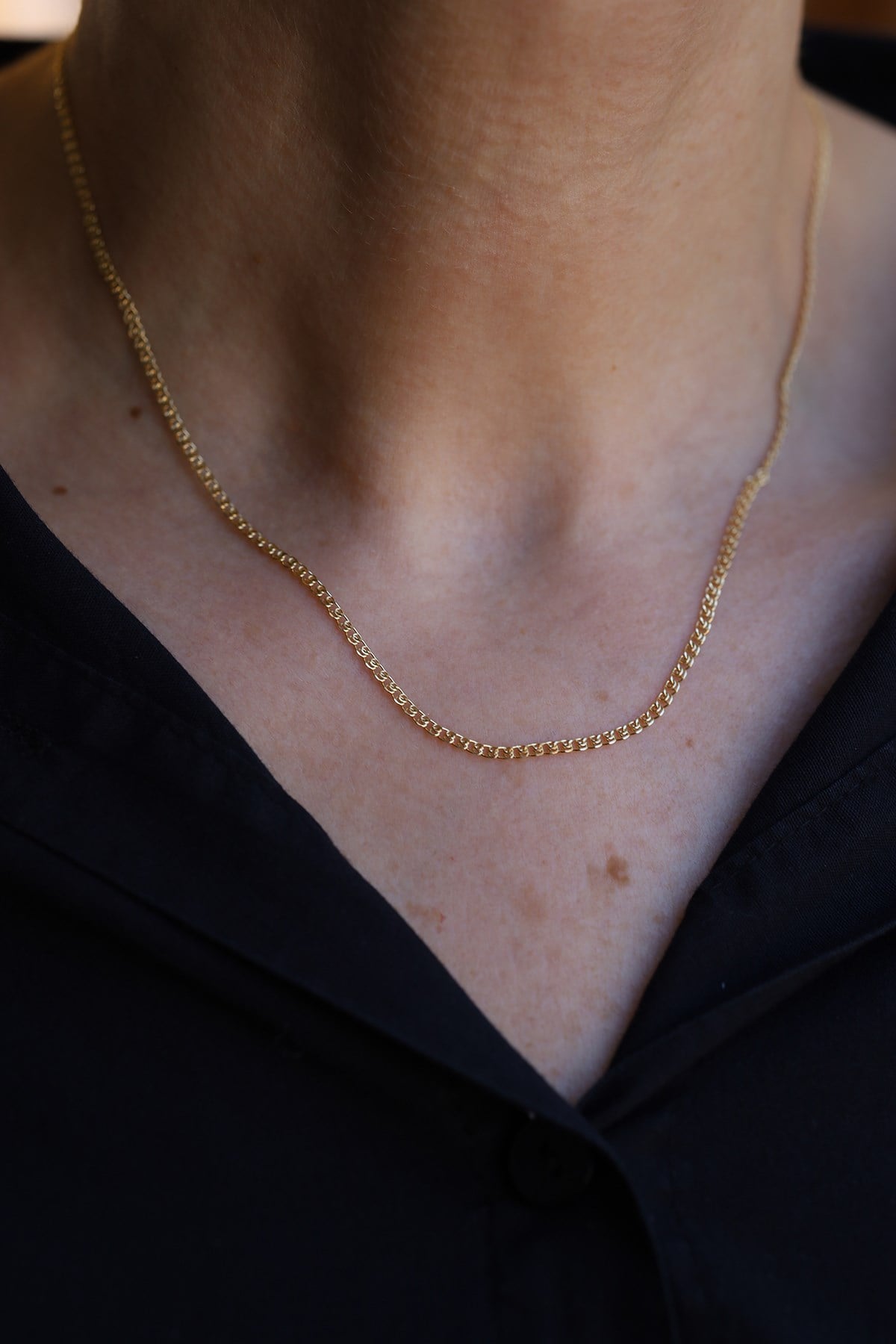Yenigün Kuyumculuk14 Ayar Altın (2 mm) Love Zincir Kolye