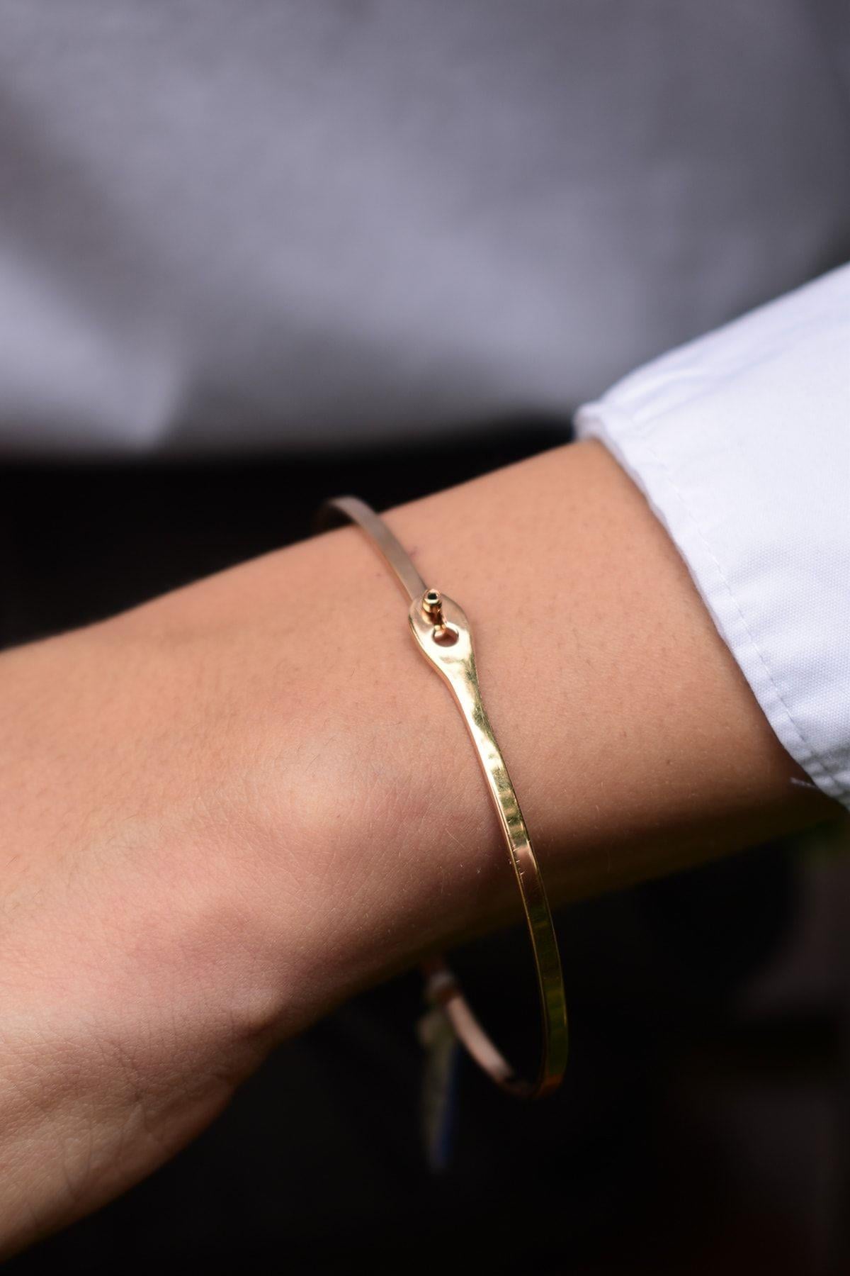 Yenigün Kuyumculuk14 Ayar Altın Unisex Kelepçe