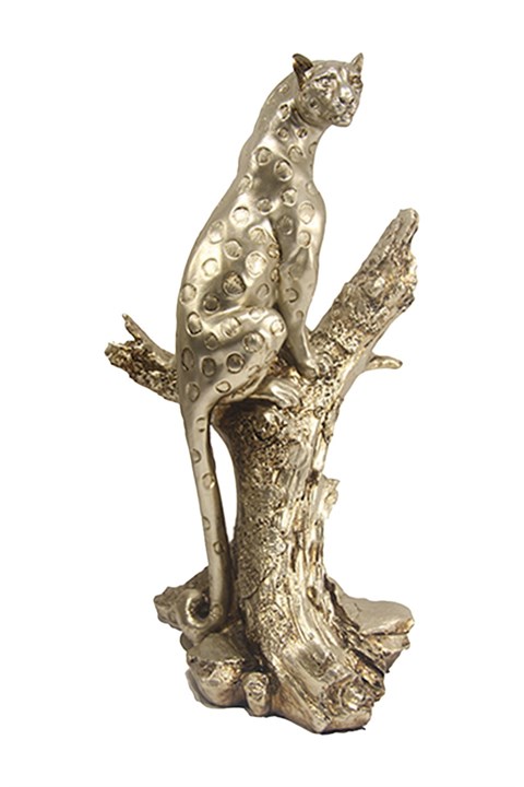 Ağaçlı Büyük Puma Biblo - Gümüş