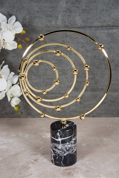 Dekoratif Gold Obje - Büyük Spiral