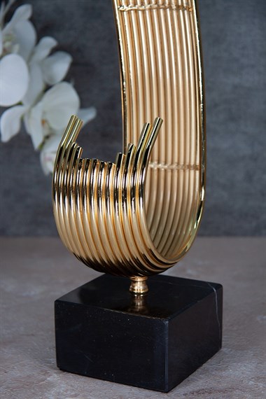 Dekoratif Gold Obje - Vertical Strip