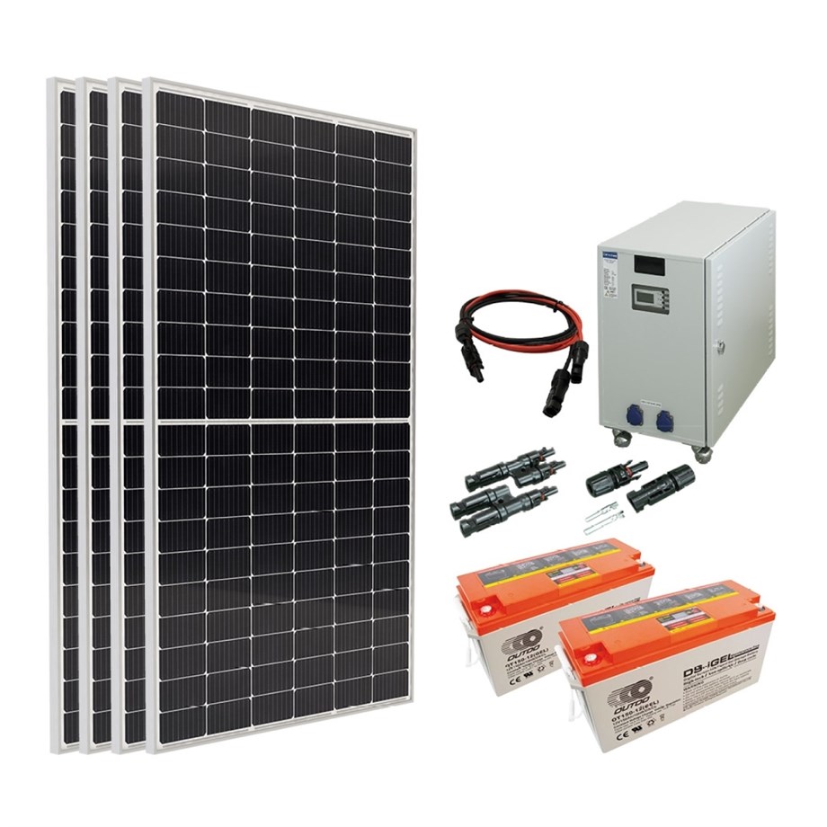 3 Panelli 3000W/24V Off-Grid Set