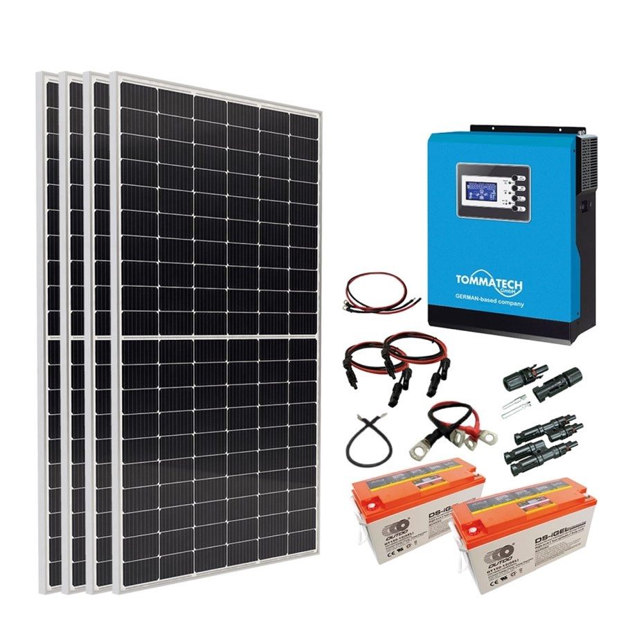 4 Panelli 3000W/24V Off-Grid Set