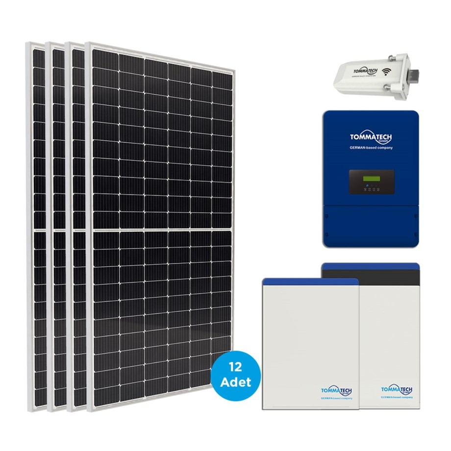 Hibrit 5kW Üç Faz Solar Paket