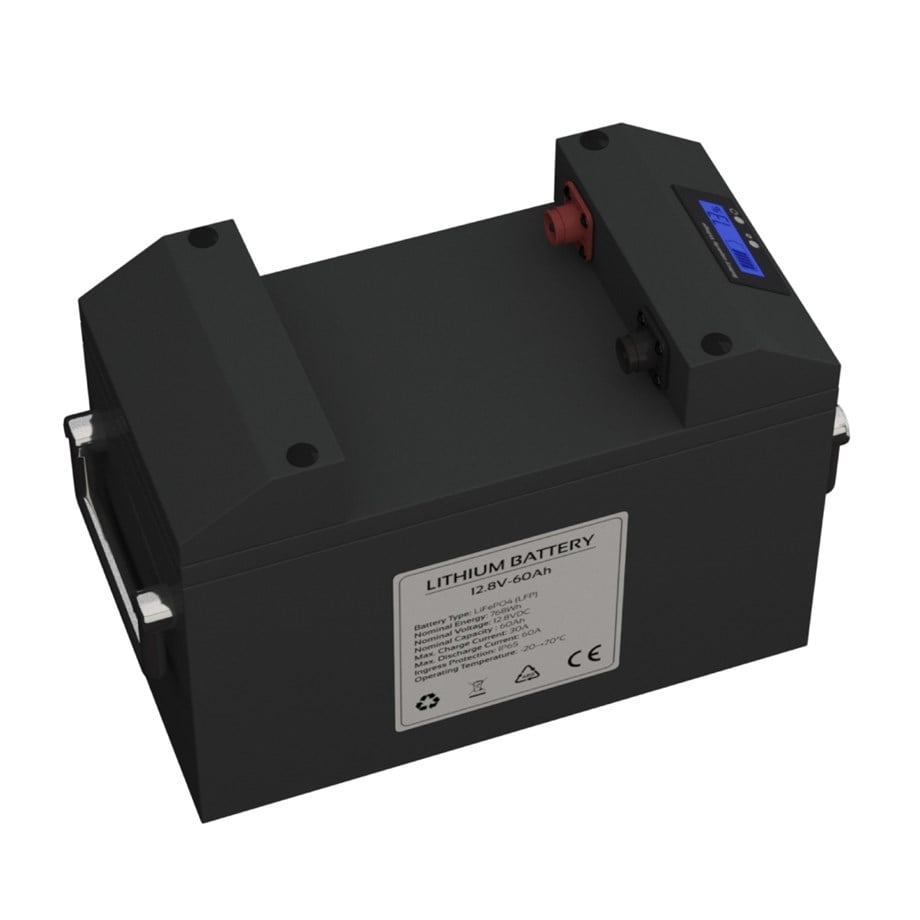 LiFePO4 12.8V 60AH Lityum Batarya