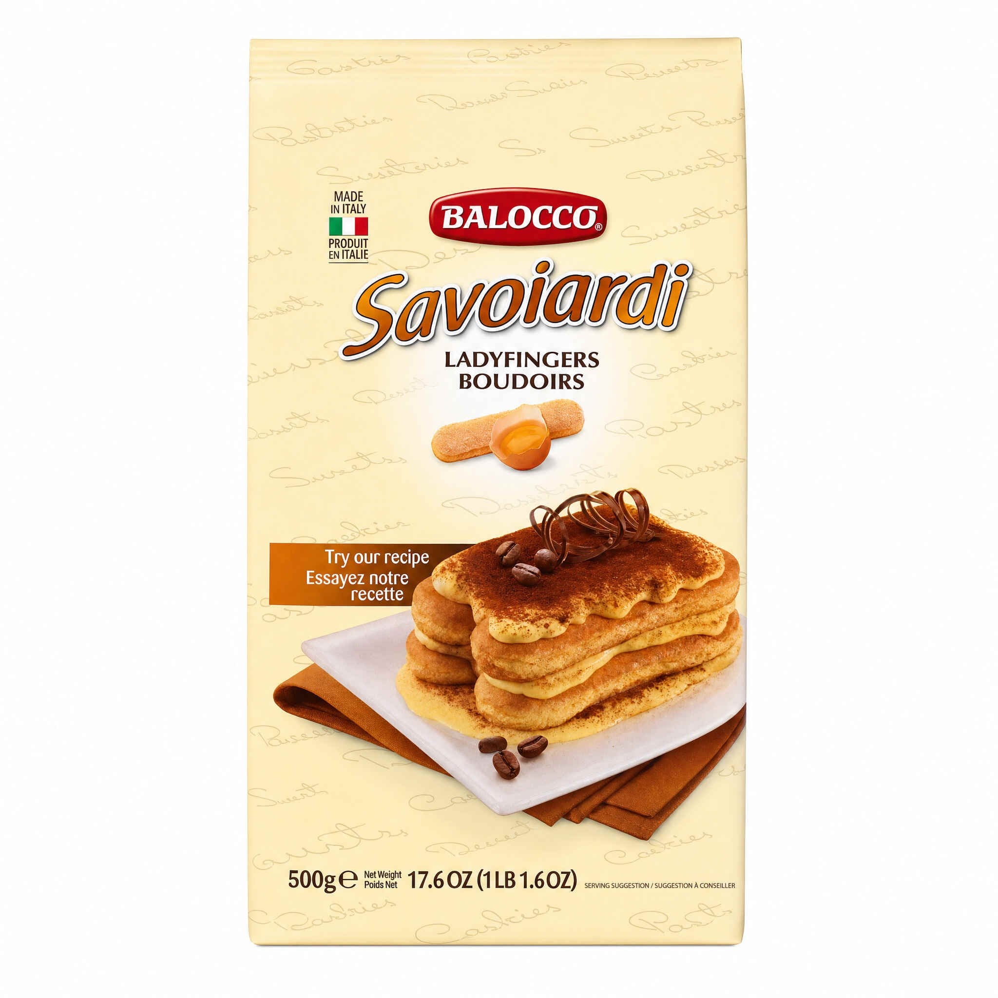Savoiardi Kedi Dili Bisküvi 500 Gr