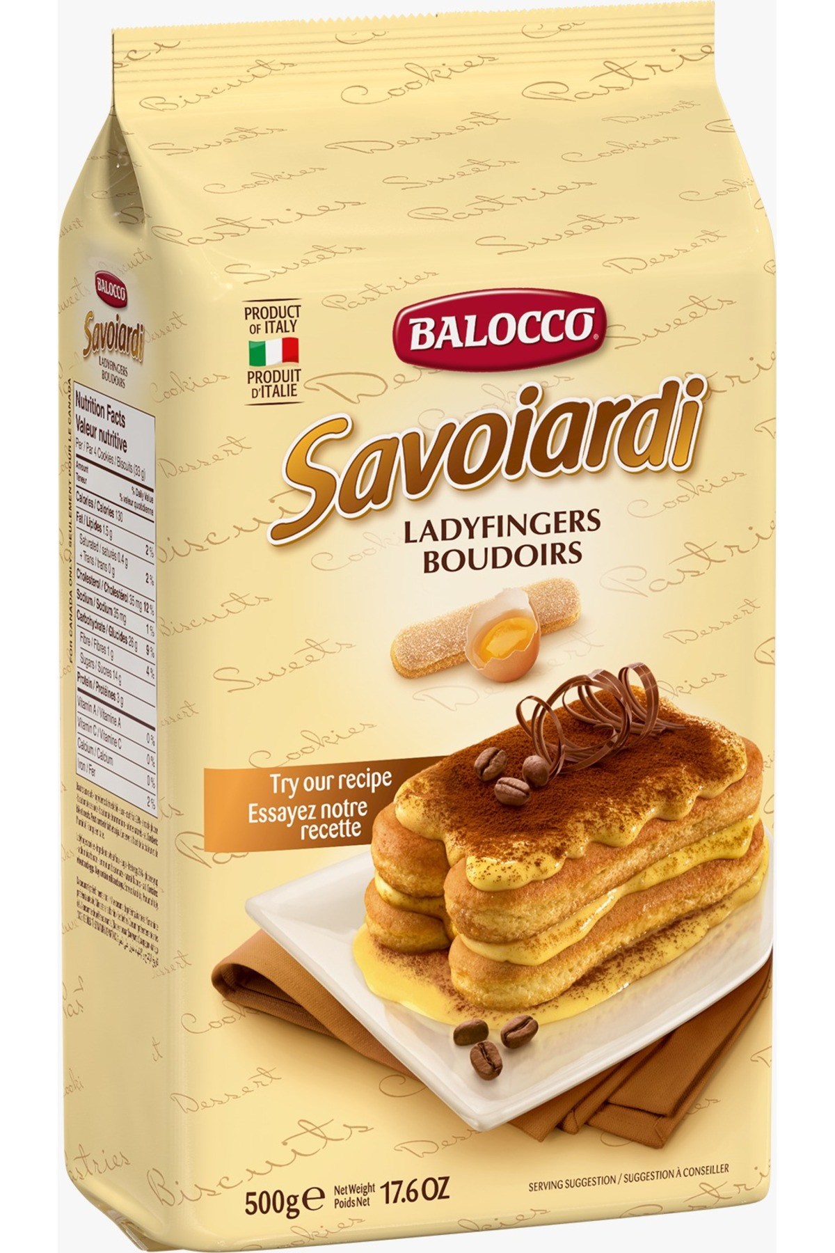Savoiardi Kedi Dili Bisküvi 500 Gr