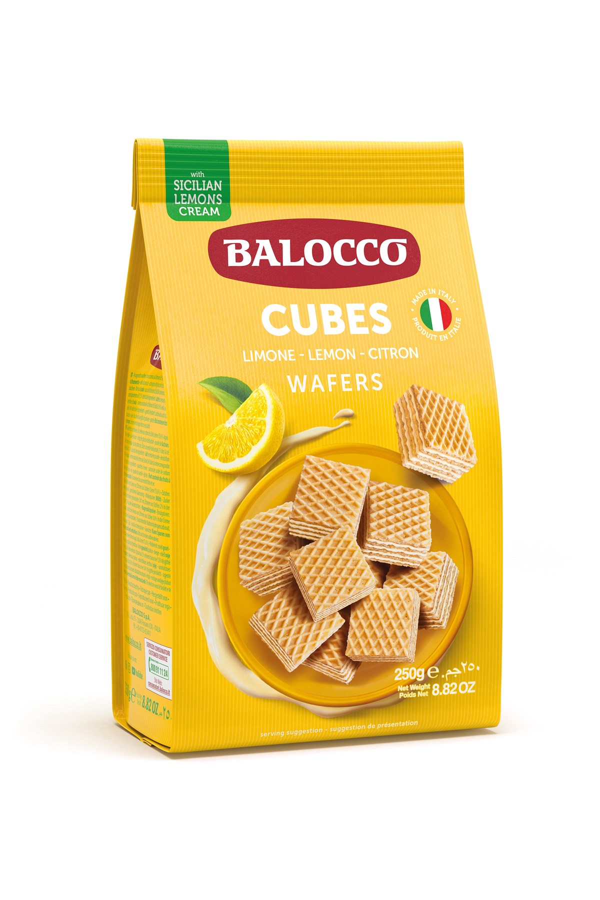 WAFERS LEMON KÜP GOFRET (LİMONLU) 250 GR 1'li