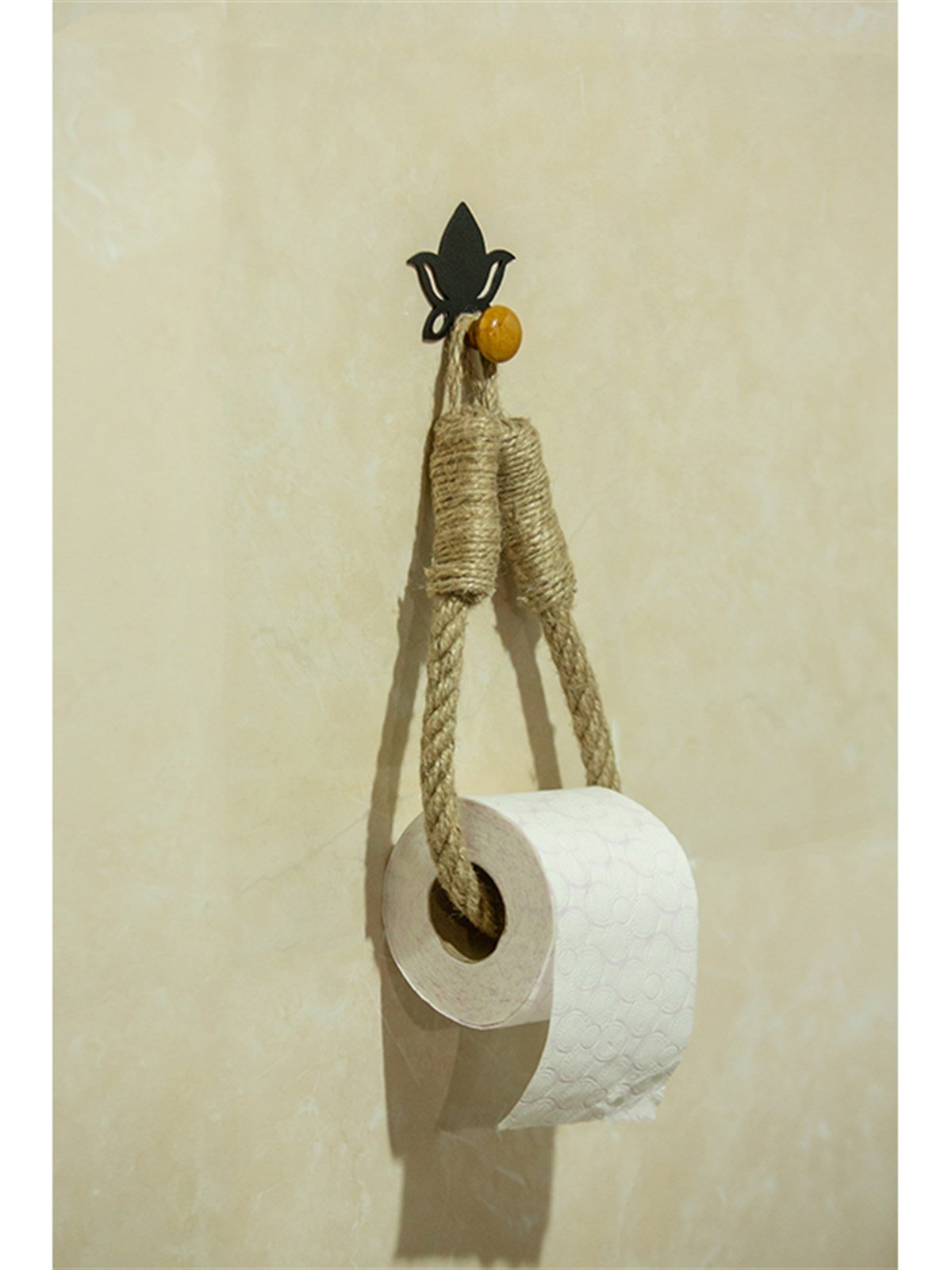 RİSİNGMABER Dekoratif İp Askılı Tuvalet Kağıtlığı Kağıt Havluluk.