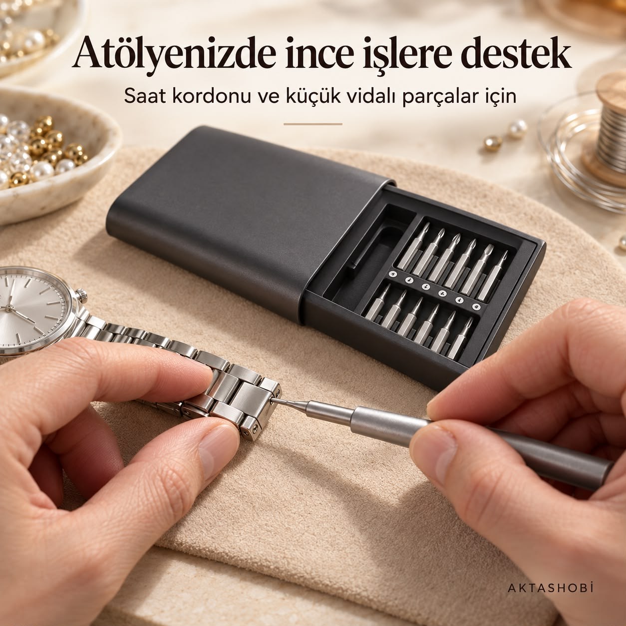 25 Parça Çok Fonksiyonlu Hassas Tornavida Seti