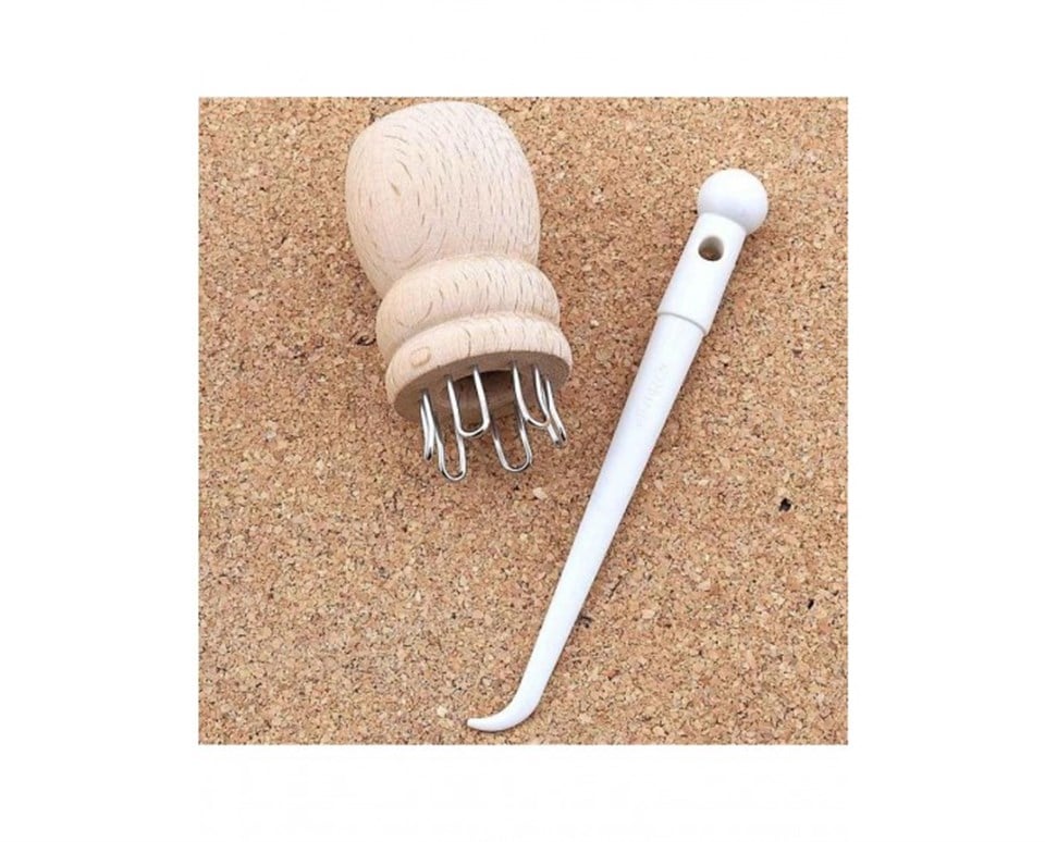 NURGE Ahşap 6 PİM Örgü Aparat