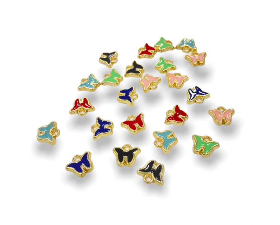 Renkli Minimal Kelebek Uçlu Modeller 