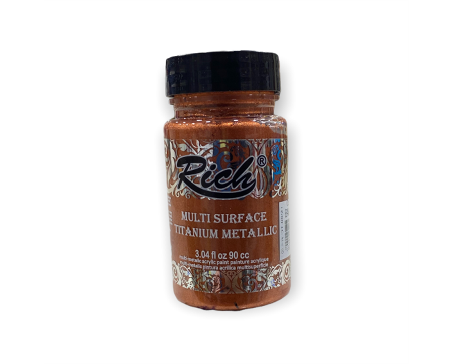 Rich Multi Surface Bakır Titanium Metalik Boya 90cc 