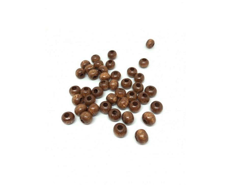 Ahşap Boncuklar 10 MM / 10 GRAM Paket - 02