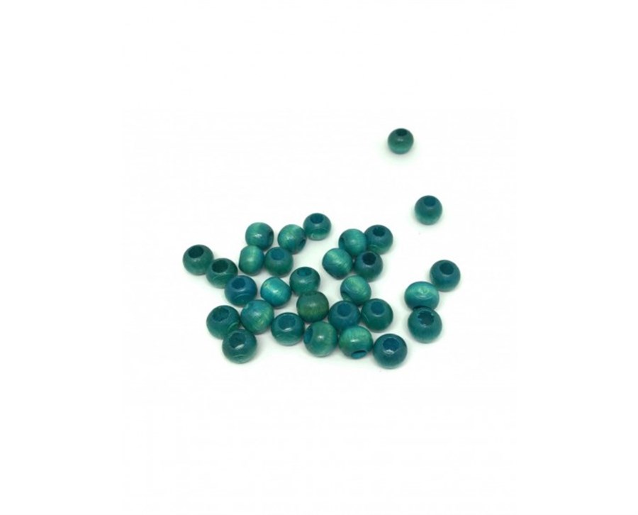 Ahşap Boncuklar 10 MM / 10 GRAM Paket - 06