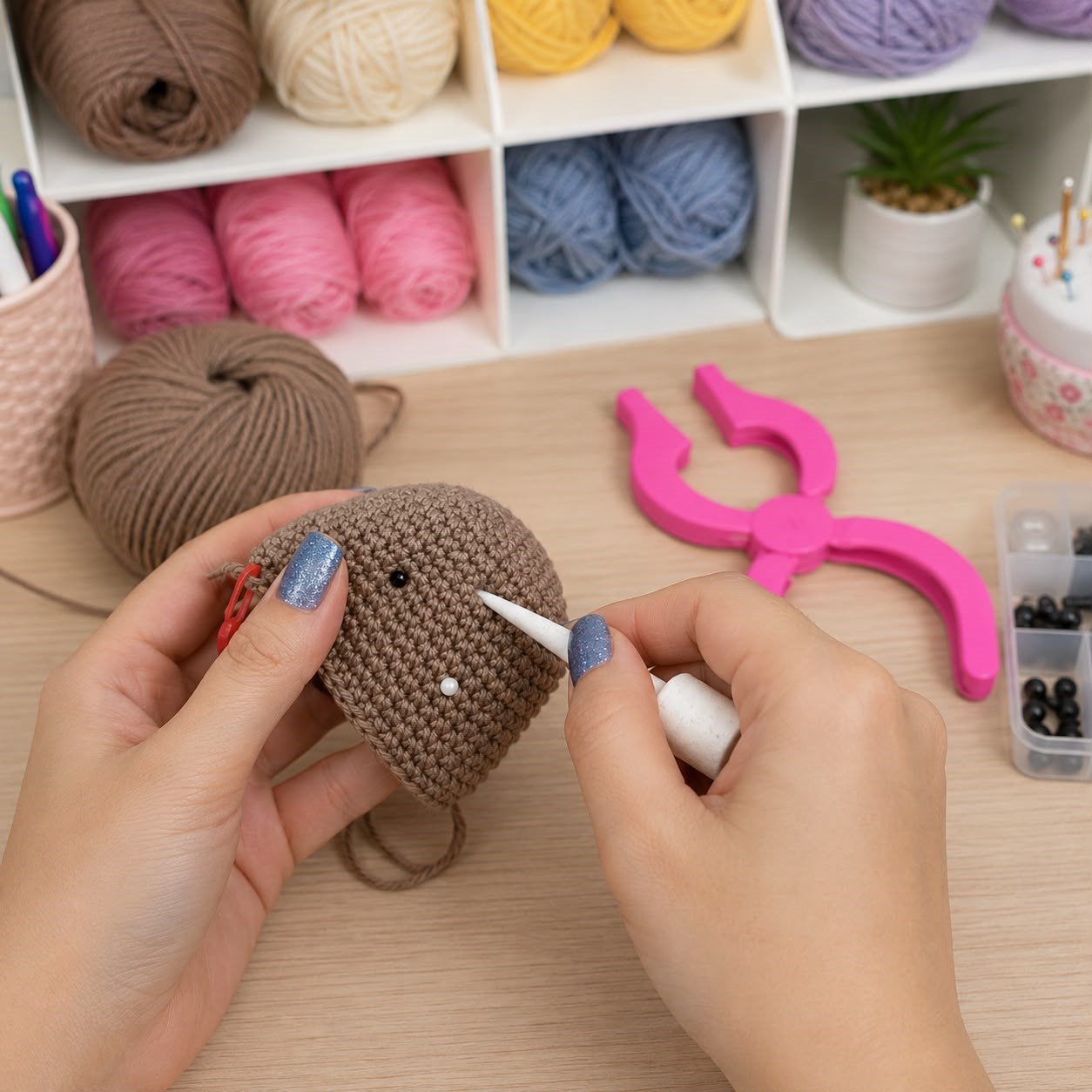 Amigurumi Göz Takma Seti - Pratik ve Basit