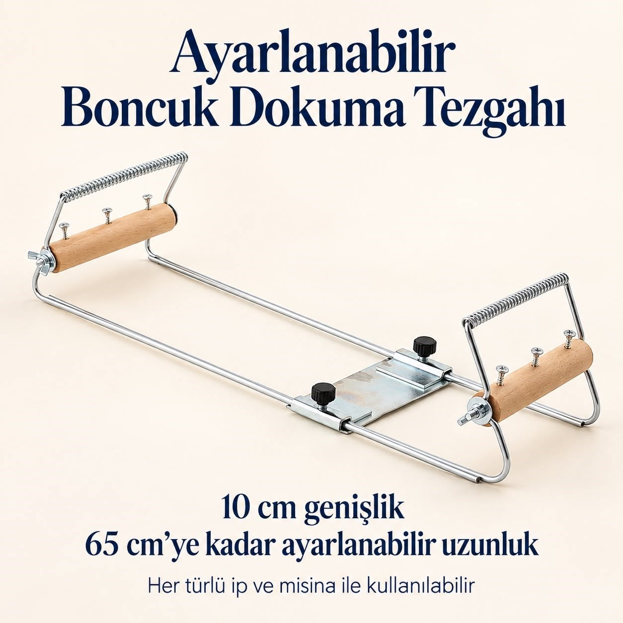 Ayarlanabilir Boncuk Dokuma Tezgahı