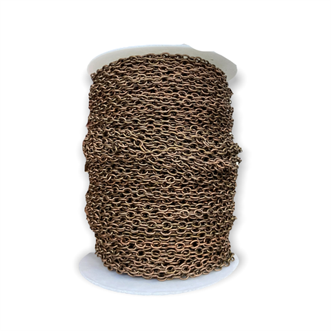 Bakır Oval Bağlantılı Zincir