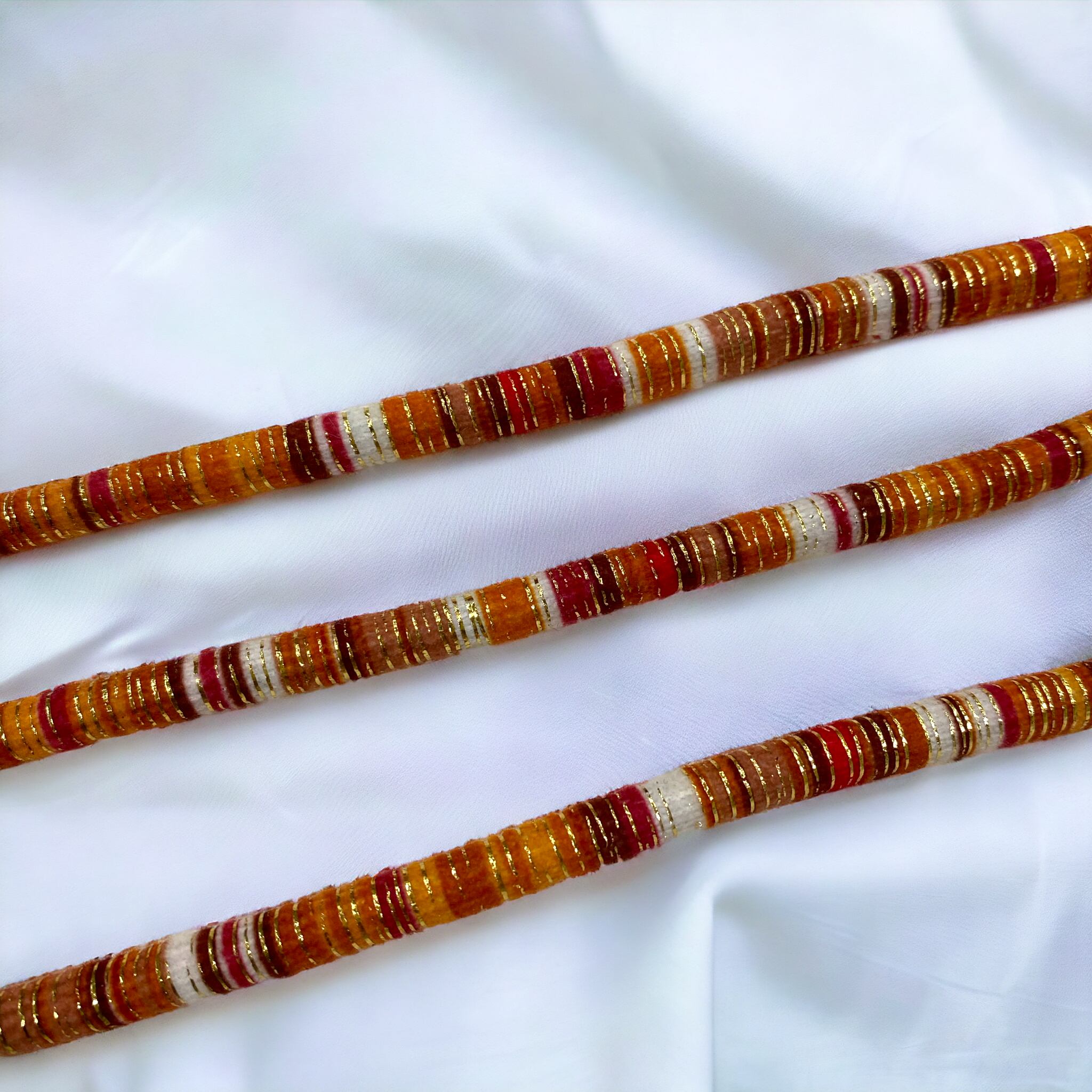 Bohem Orange Renkli Kordon