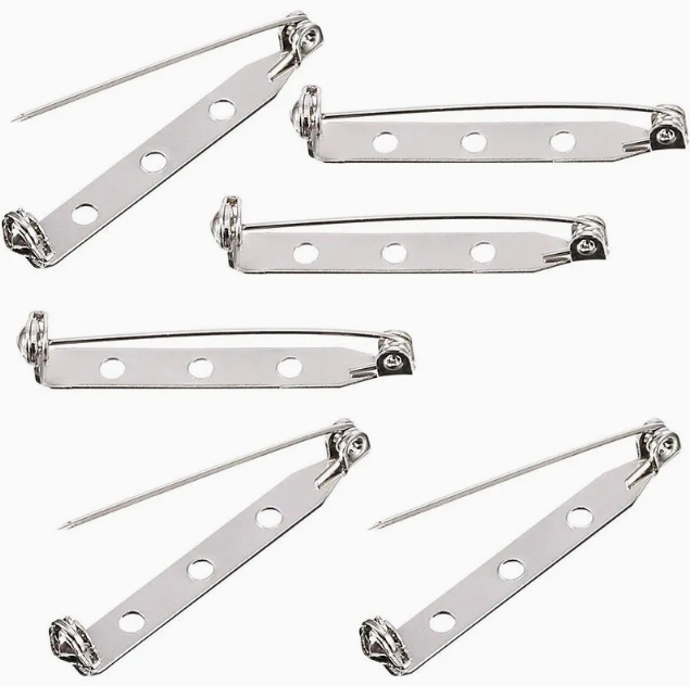 Broş - Yaka ve Rozet İğnesi 3.5 CM - 10 Adet