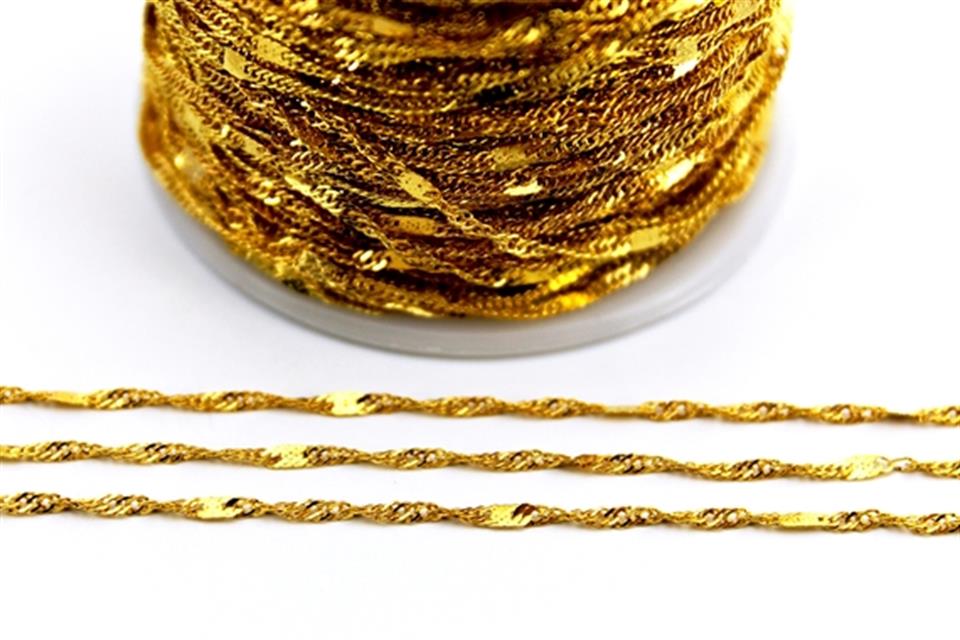 Burgulu Zincir Model 2 MM / 1 METRE