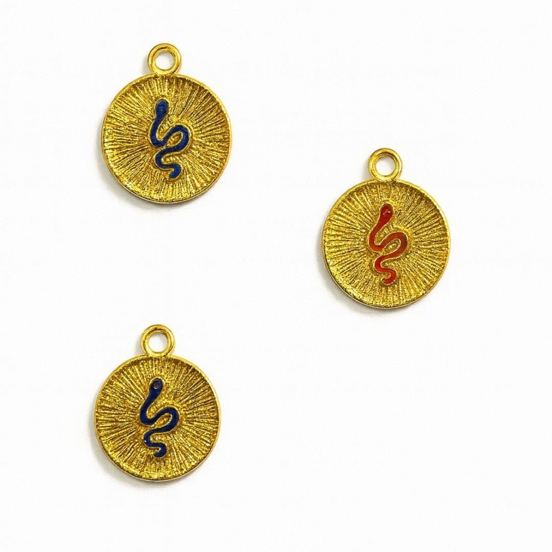 Çember Yılan Motif Sallantı - Aurora