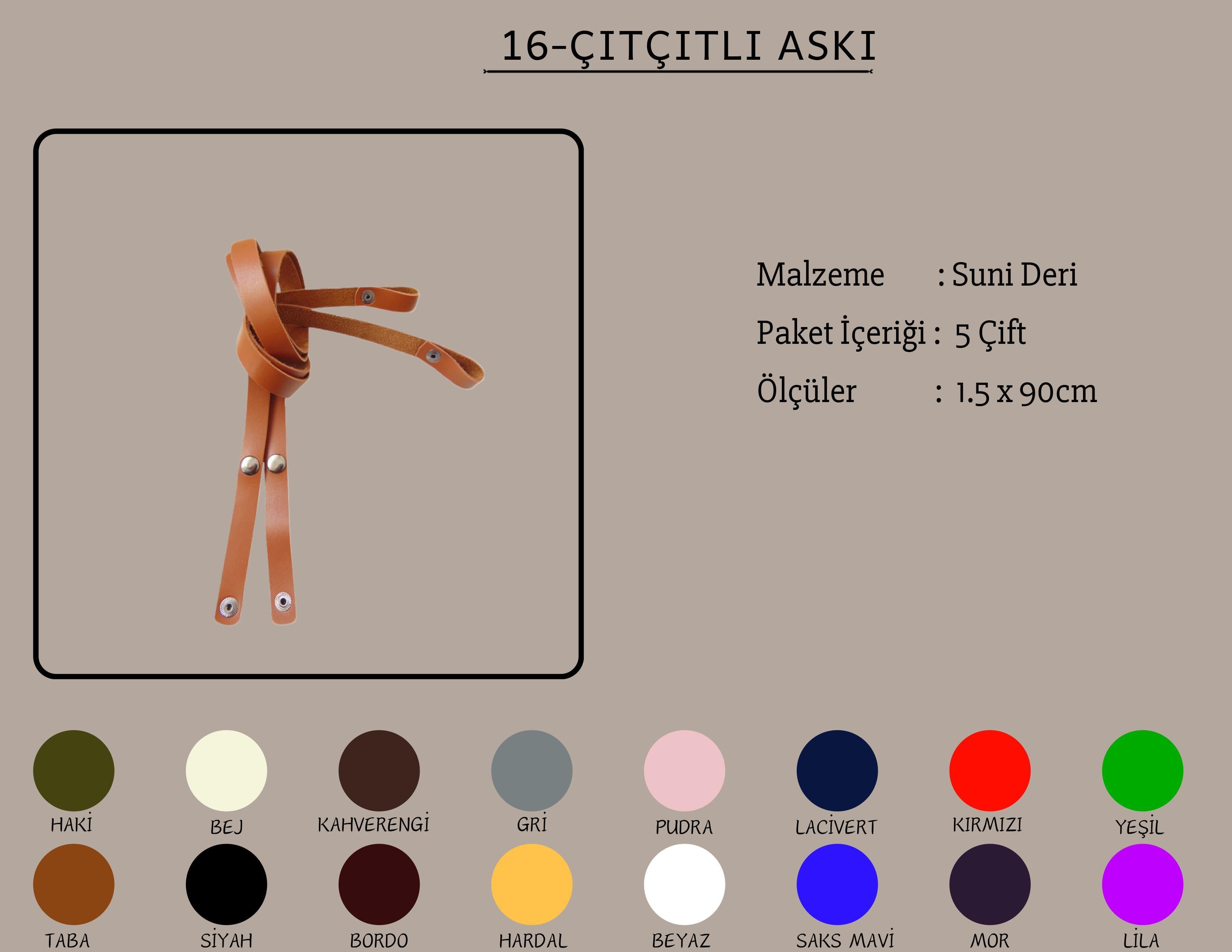 Çıtçıtlı Askılar 1.5x90 CM