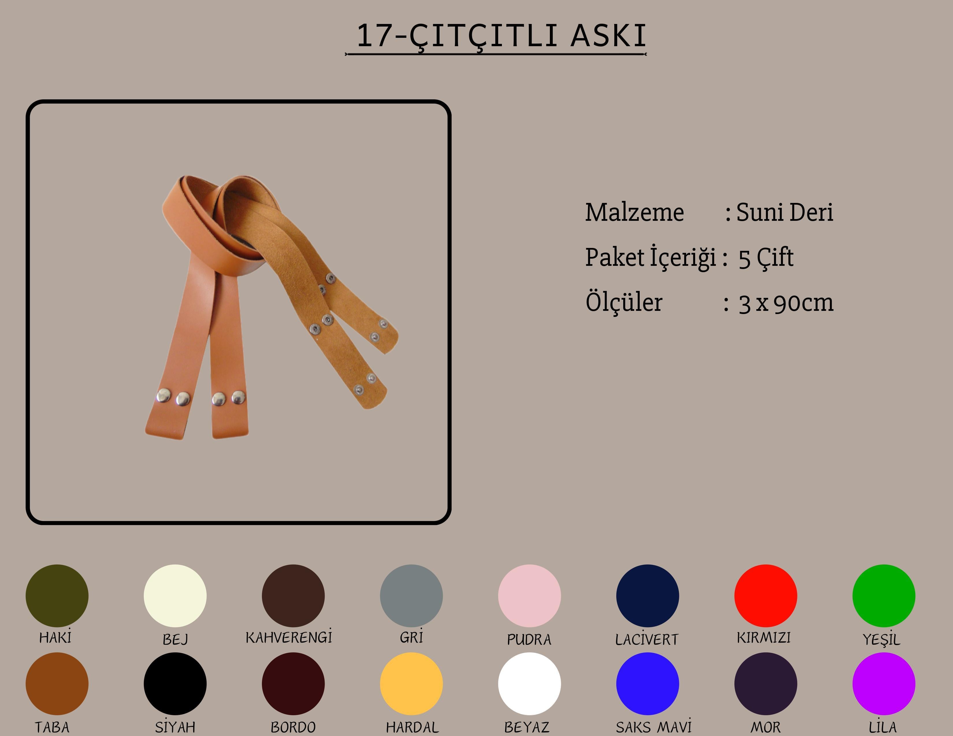 Çıtçıtlı Askılar 3x90 CM