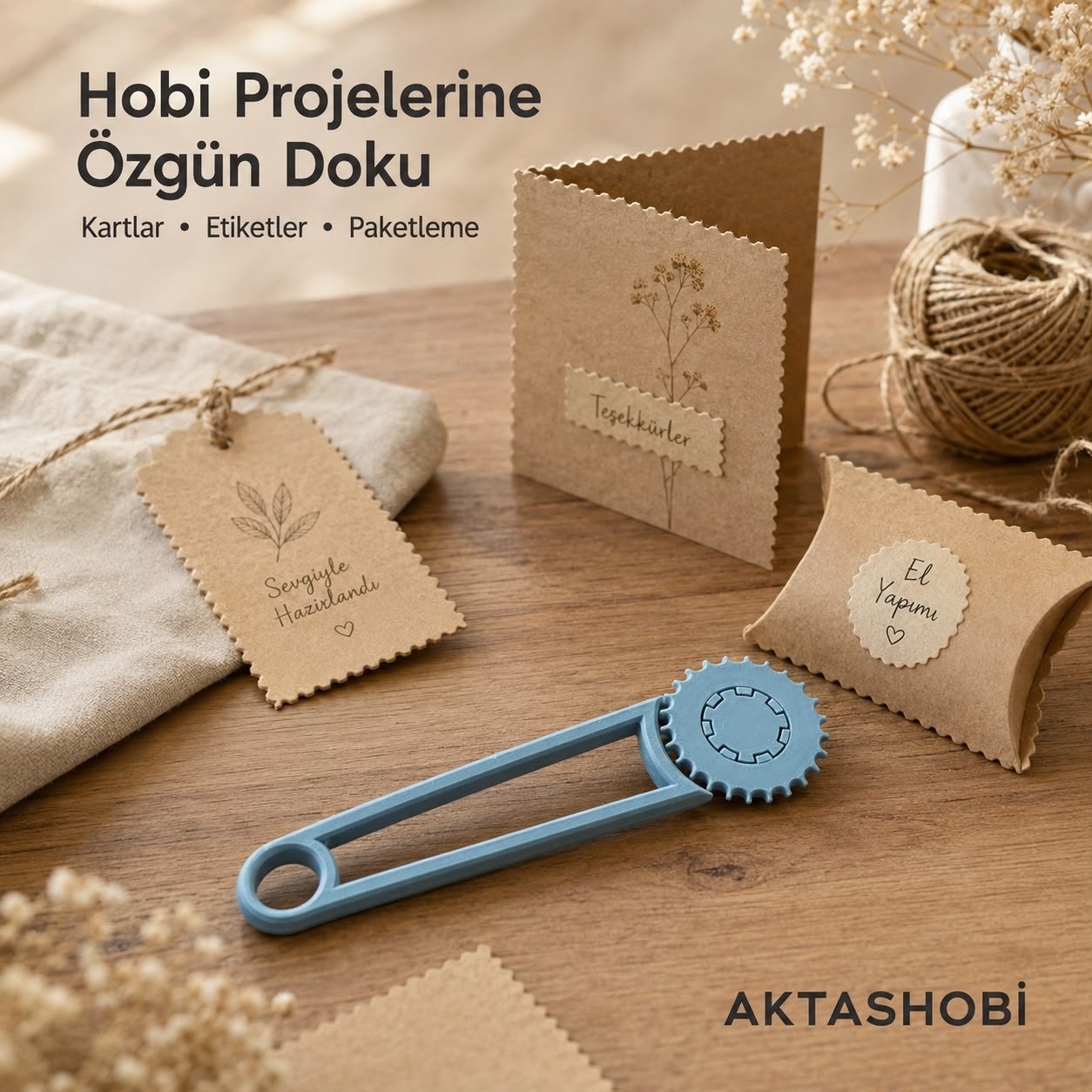 Dekoratif Kenar Kesme Aparatı