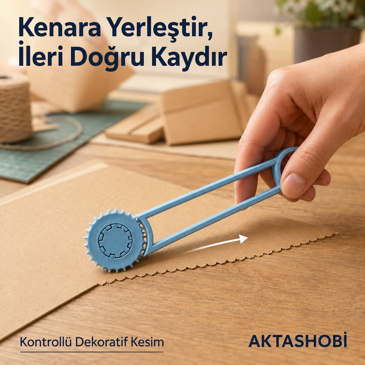 Dekoratif Kenar Kesme Aparatı
