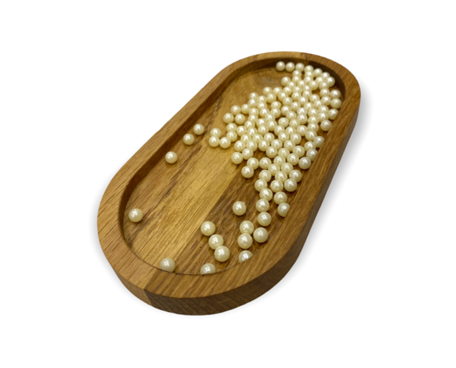 Deliksiz Krem İnci Model 10 Gram 6 MM Paket