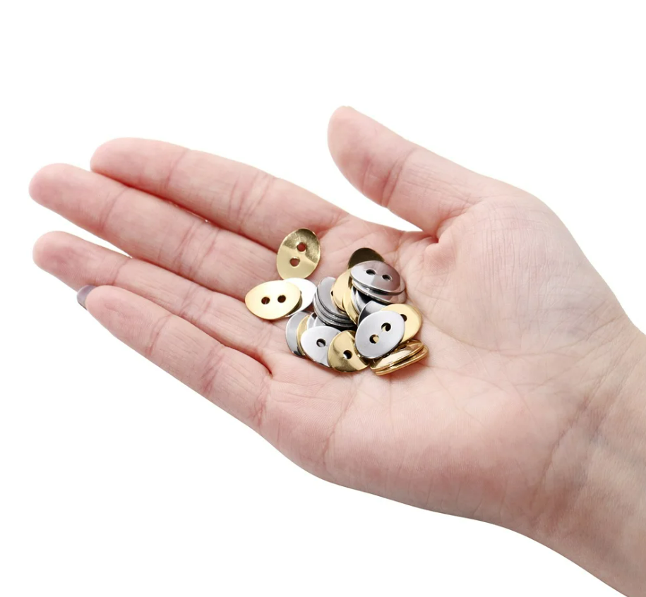 Döküm Bileklik Düğmeleri 12.5 MM 