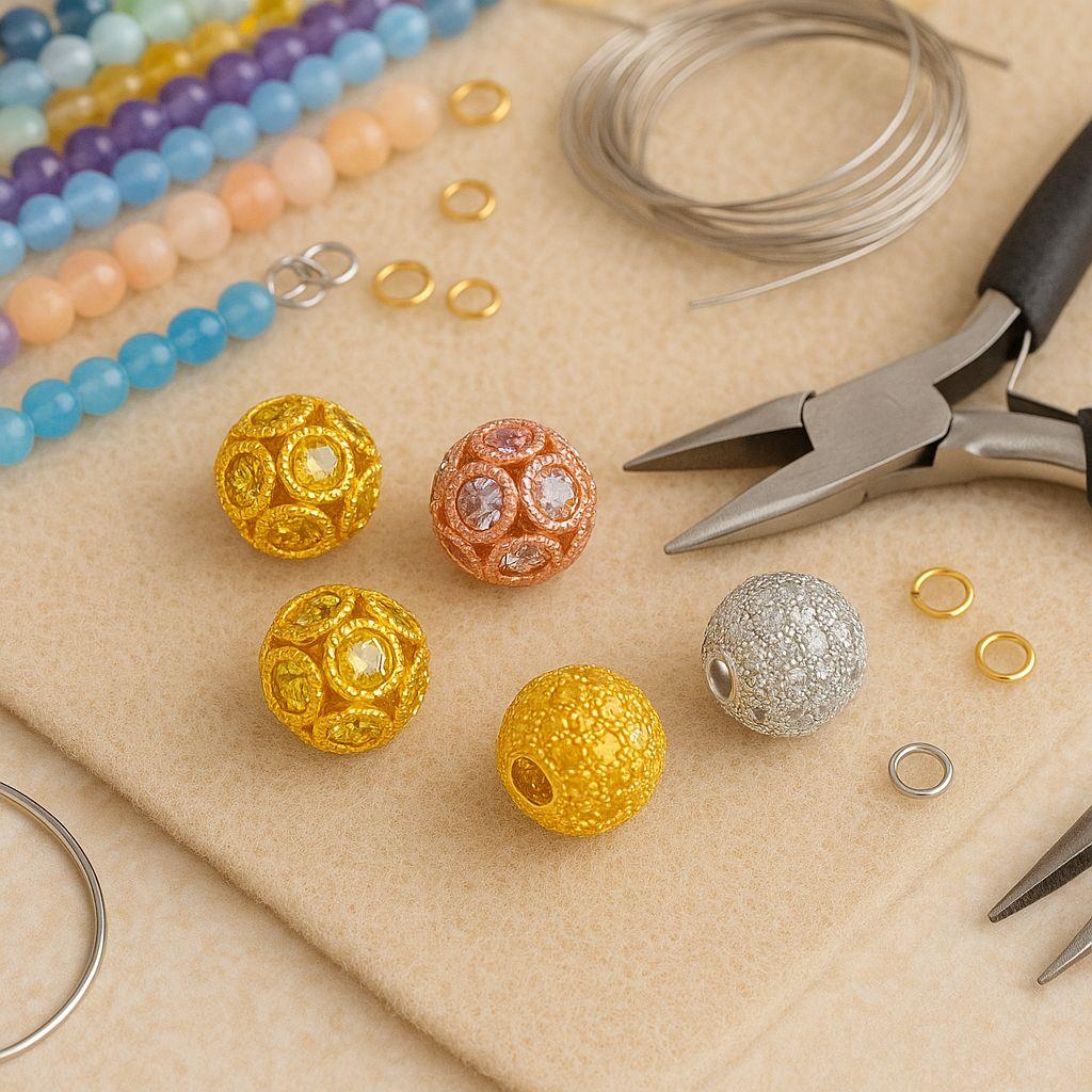 Dorika Çelik, 10 MM Takı Arası Swarovski Lunare