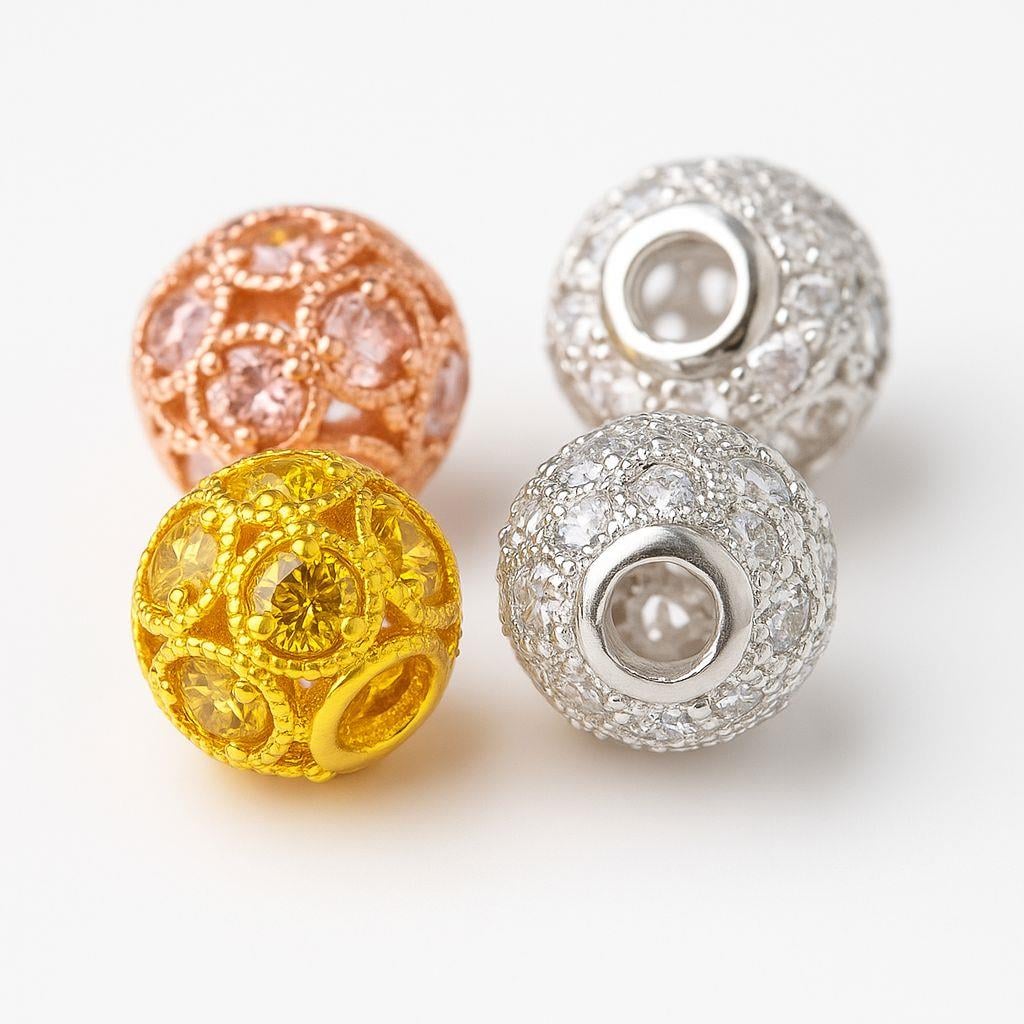 Dorika Çelik, 10 MM Takı Arası Swarovski Lunare