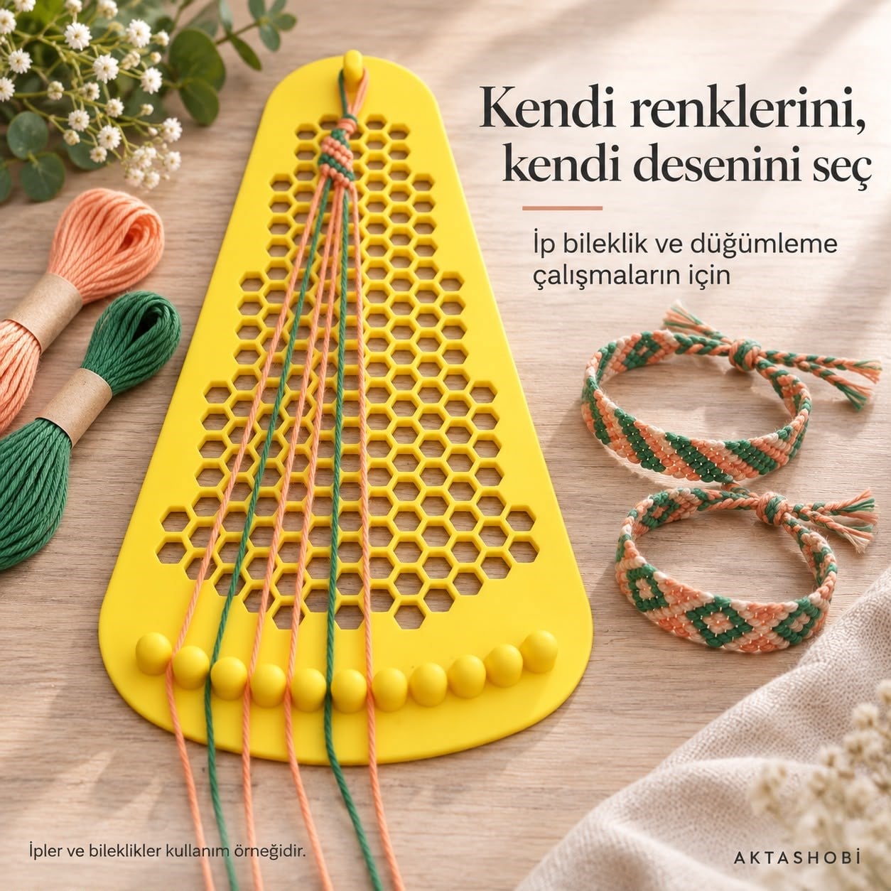 Düğüm Atölyesi – İp Bileklik Örme ve Düğüm Aparatı