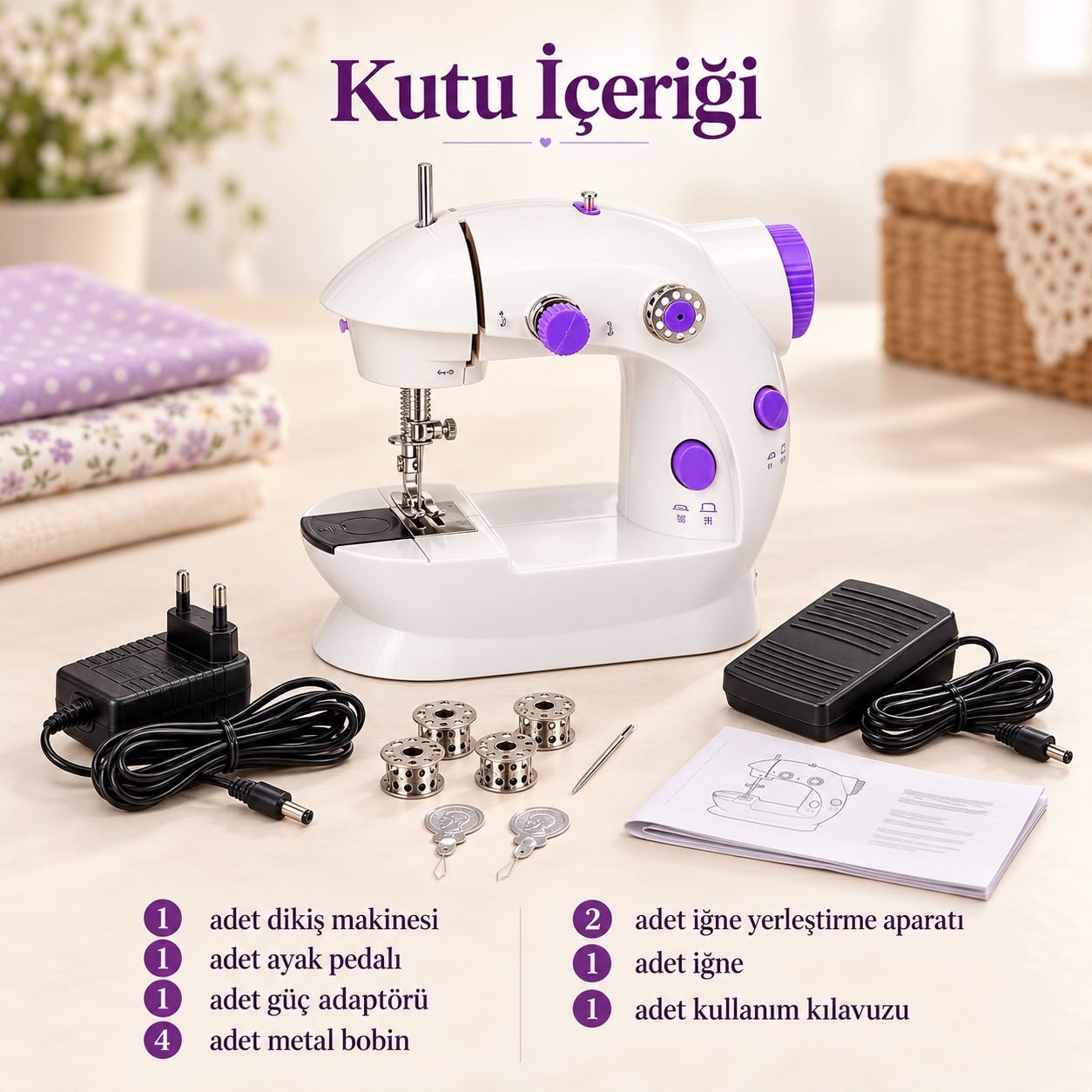 Ev Tipi Yeni Nesil Dikiş Makinesi