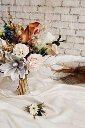 Exclusive Serisi Luz Gelin Buketi 2li Set