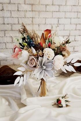 Exclusive Serisi Luz Gelin Buketi 2li Set
