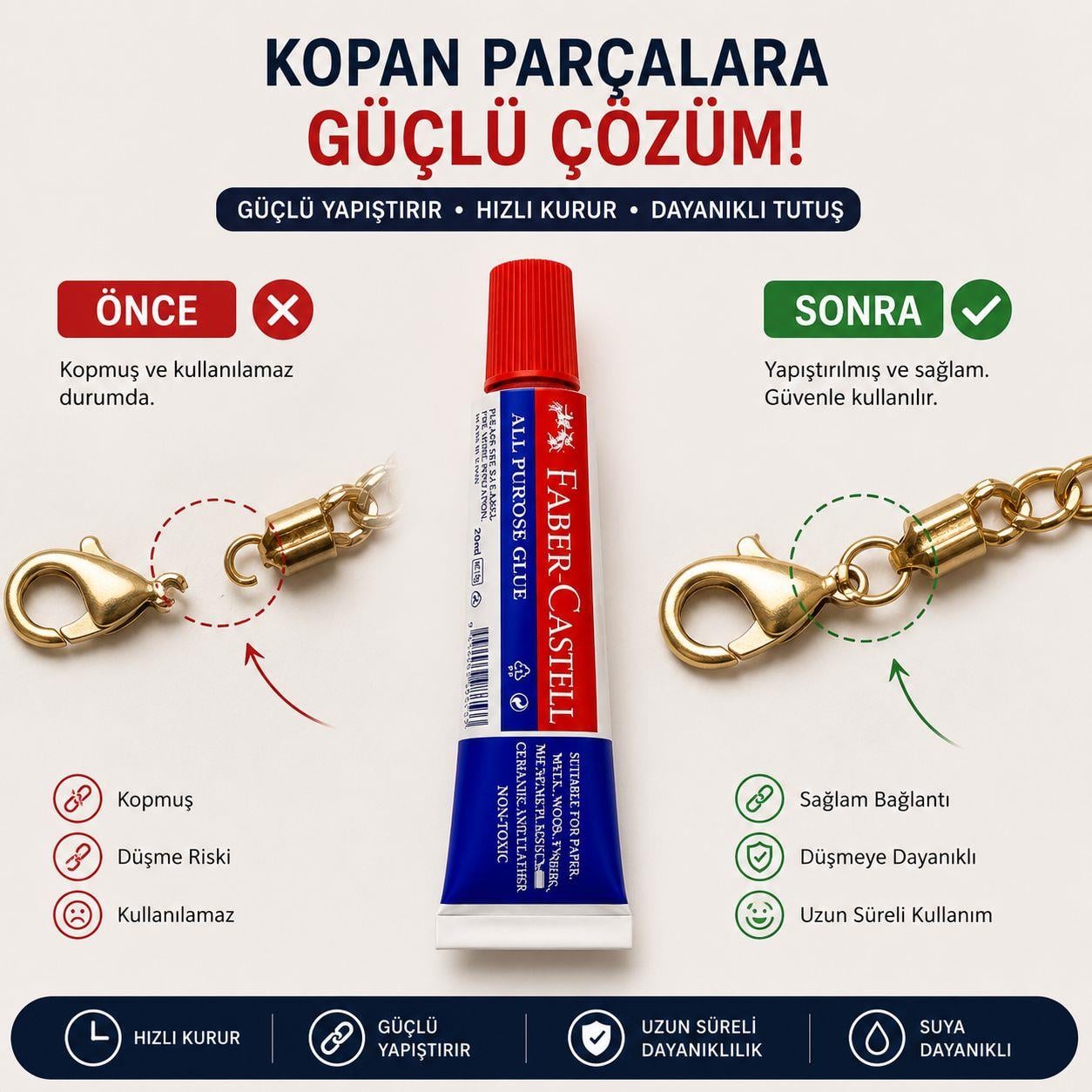 Faber-Castell Çok Amaçlı Yapıştırıcı – 7 Gram