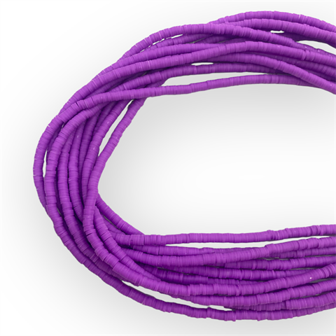 Fimo, Hamur Boncuk (4 MM) Mor
