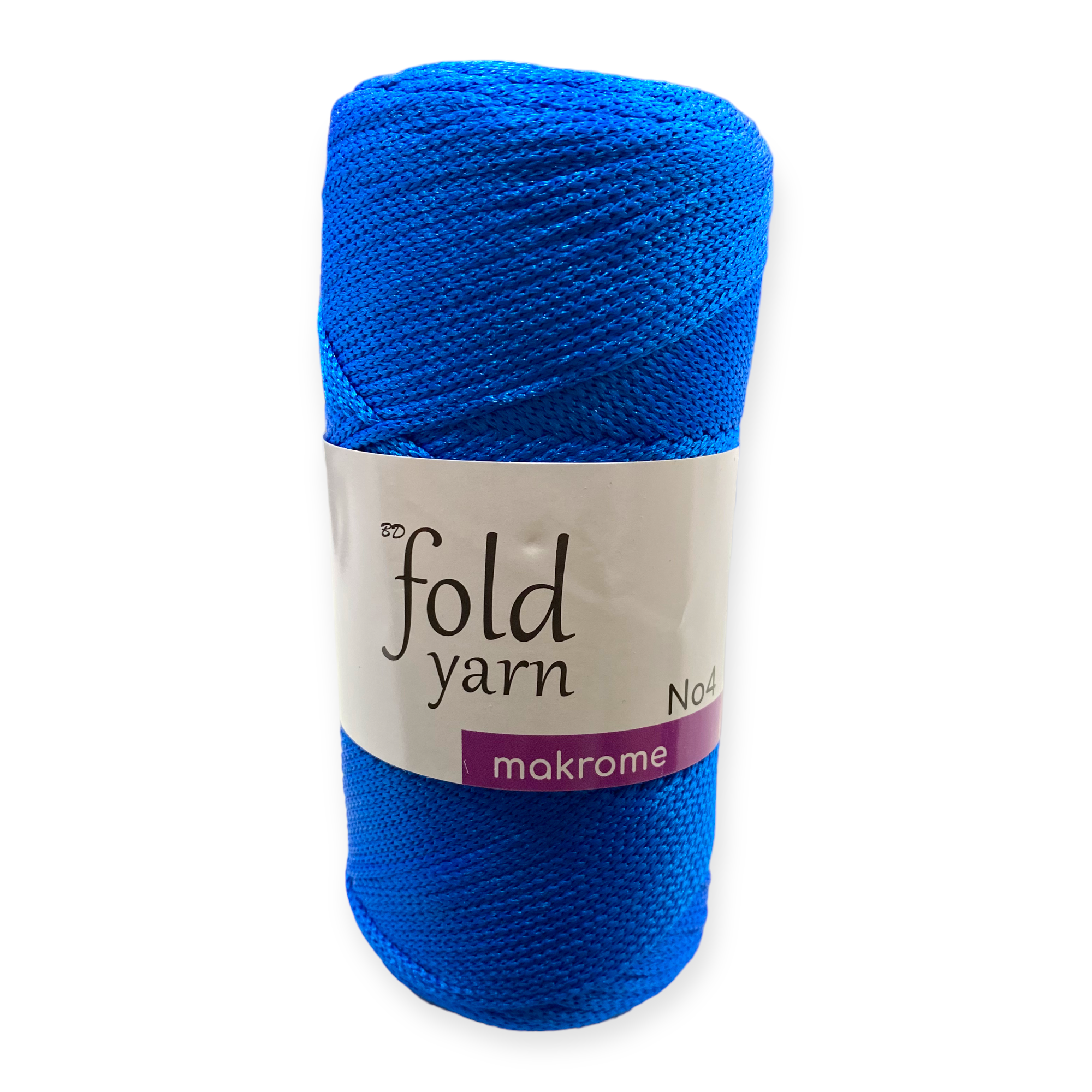 Fold Yarn, Polyester Makrome İpi No:4 Blue Jean