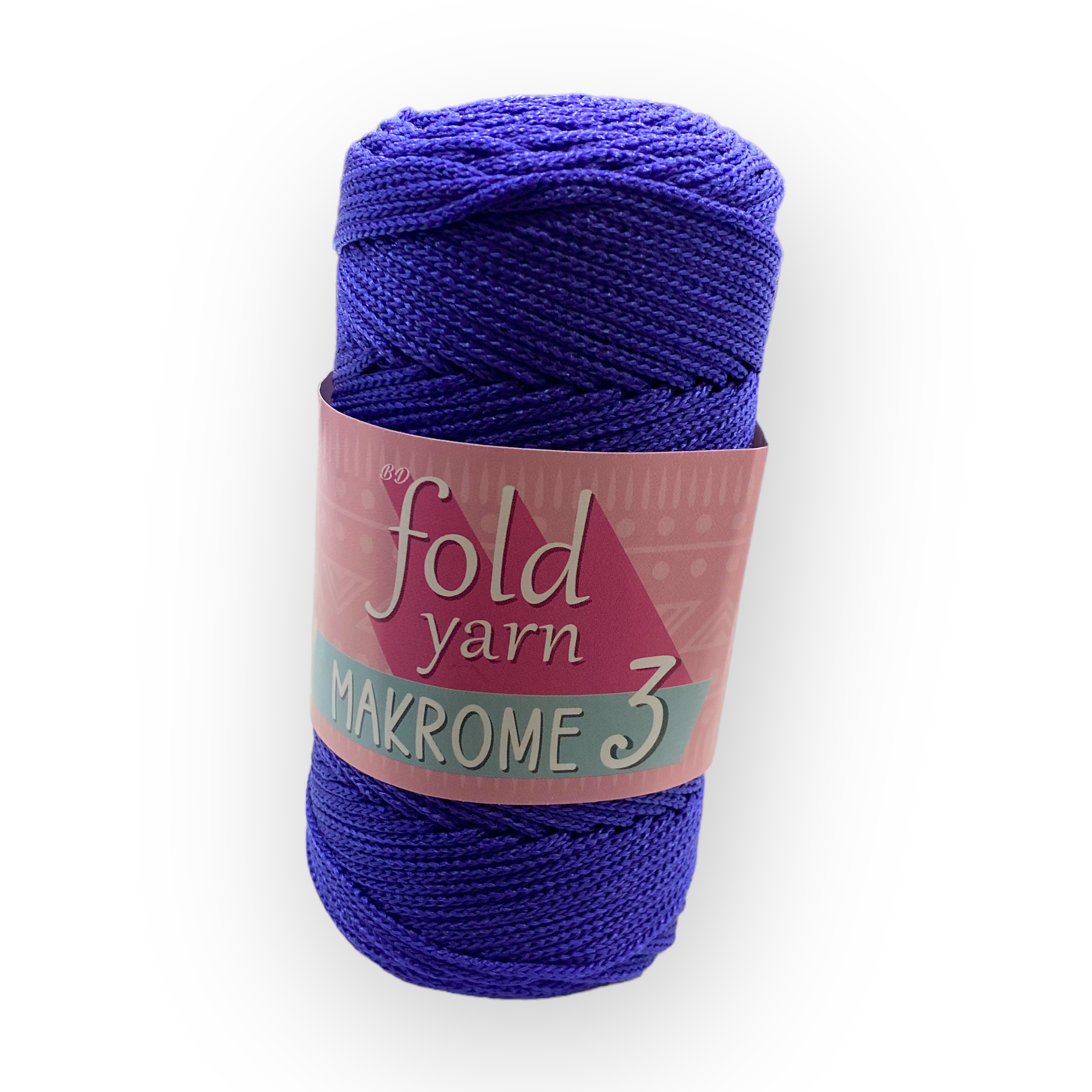 Fold Yarn, Polyester Makrome No:3 Açık Mavi