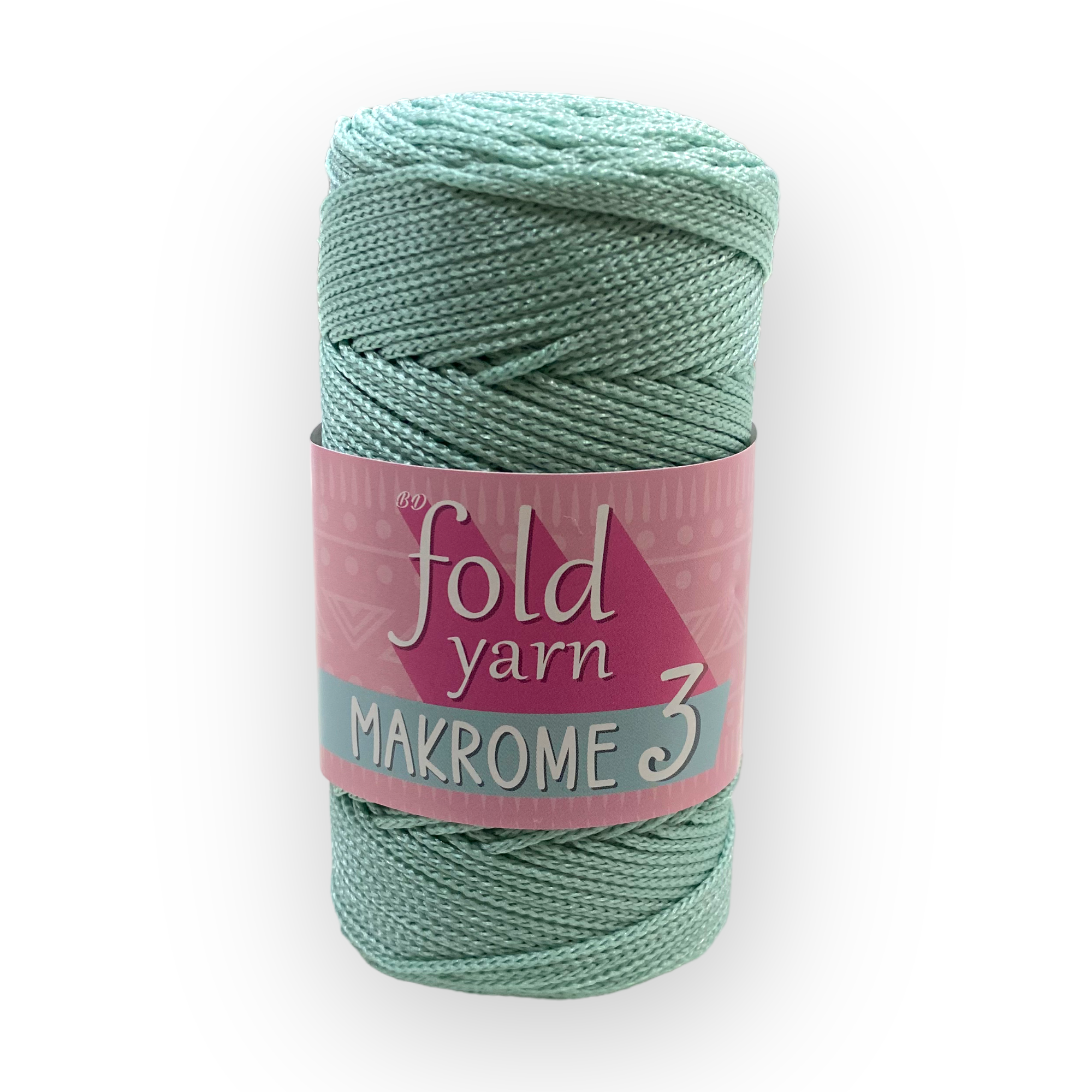Fold Yarn, Polyester Makrome No:3 Su Yeşili