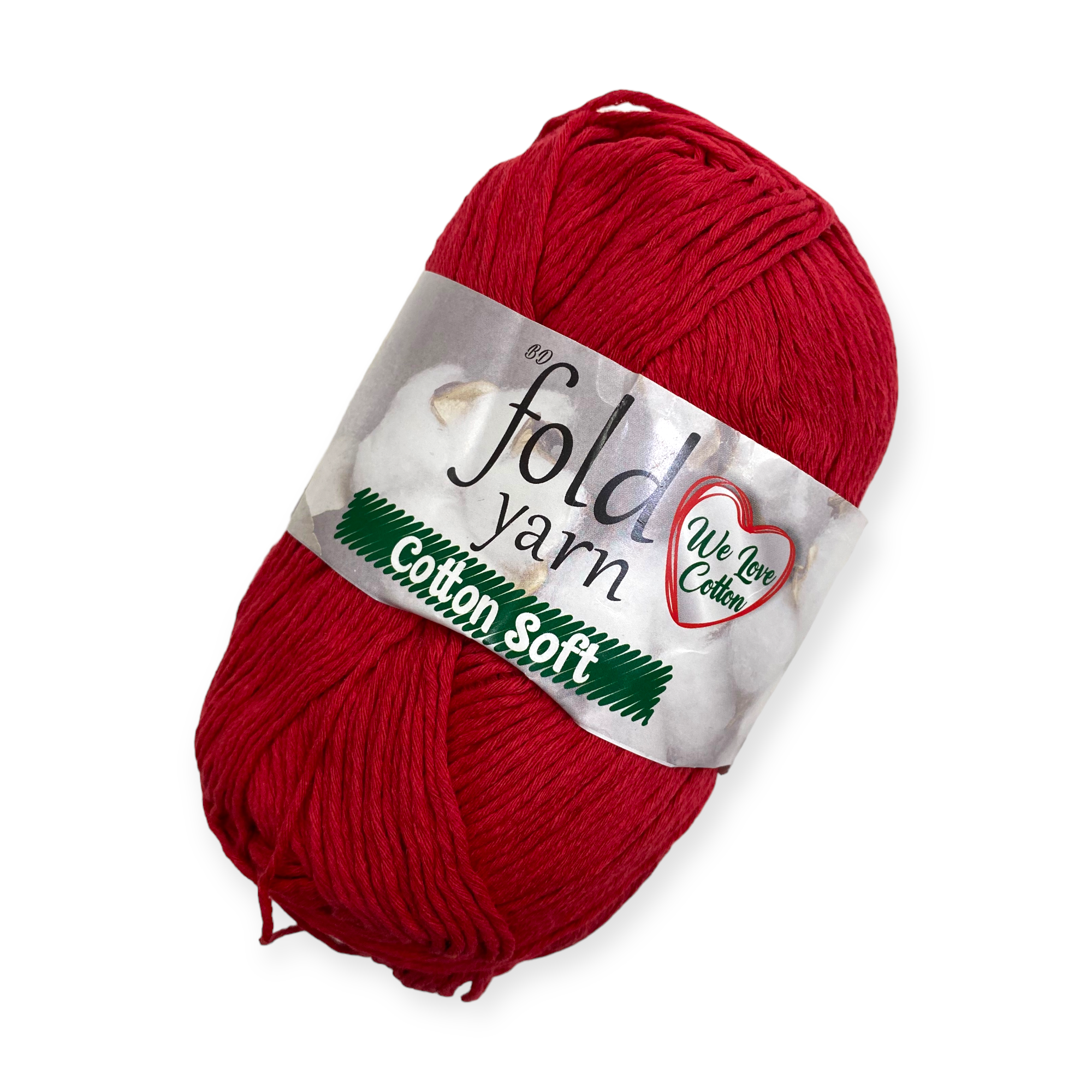 Fold Yarn Yetişkin, Bebe, Punch, Amigurumi İpi Kırmızı