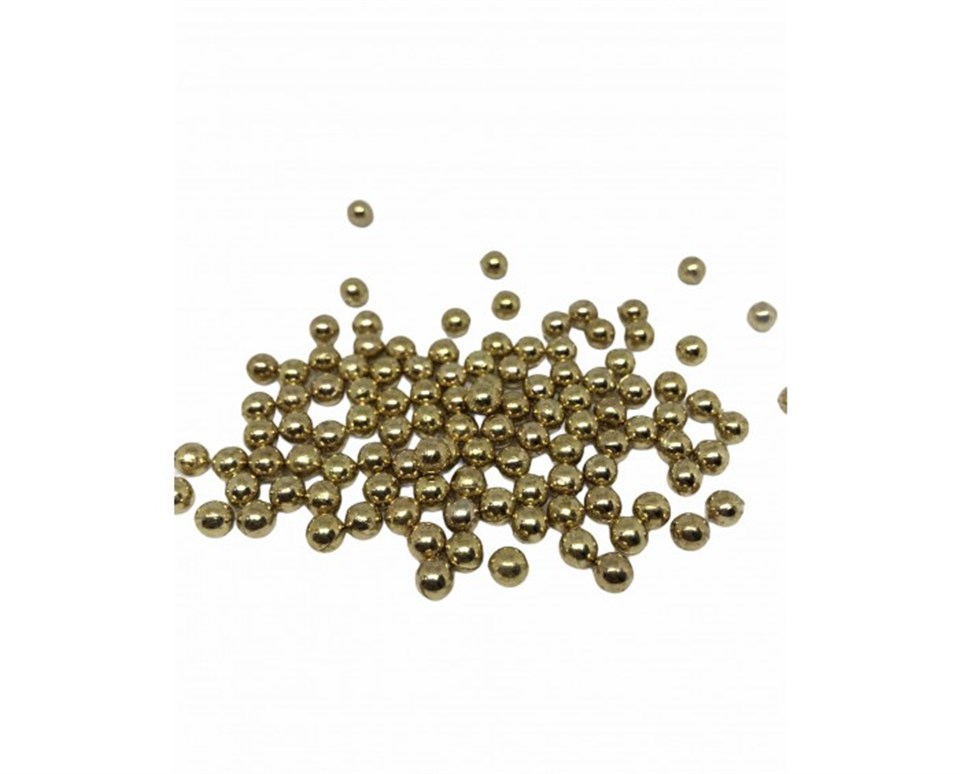Gold Deliksiz Bafon Boncuk Model 5 MM - 10 Gram Paket