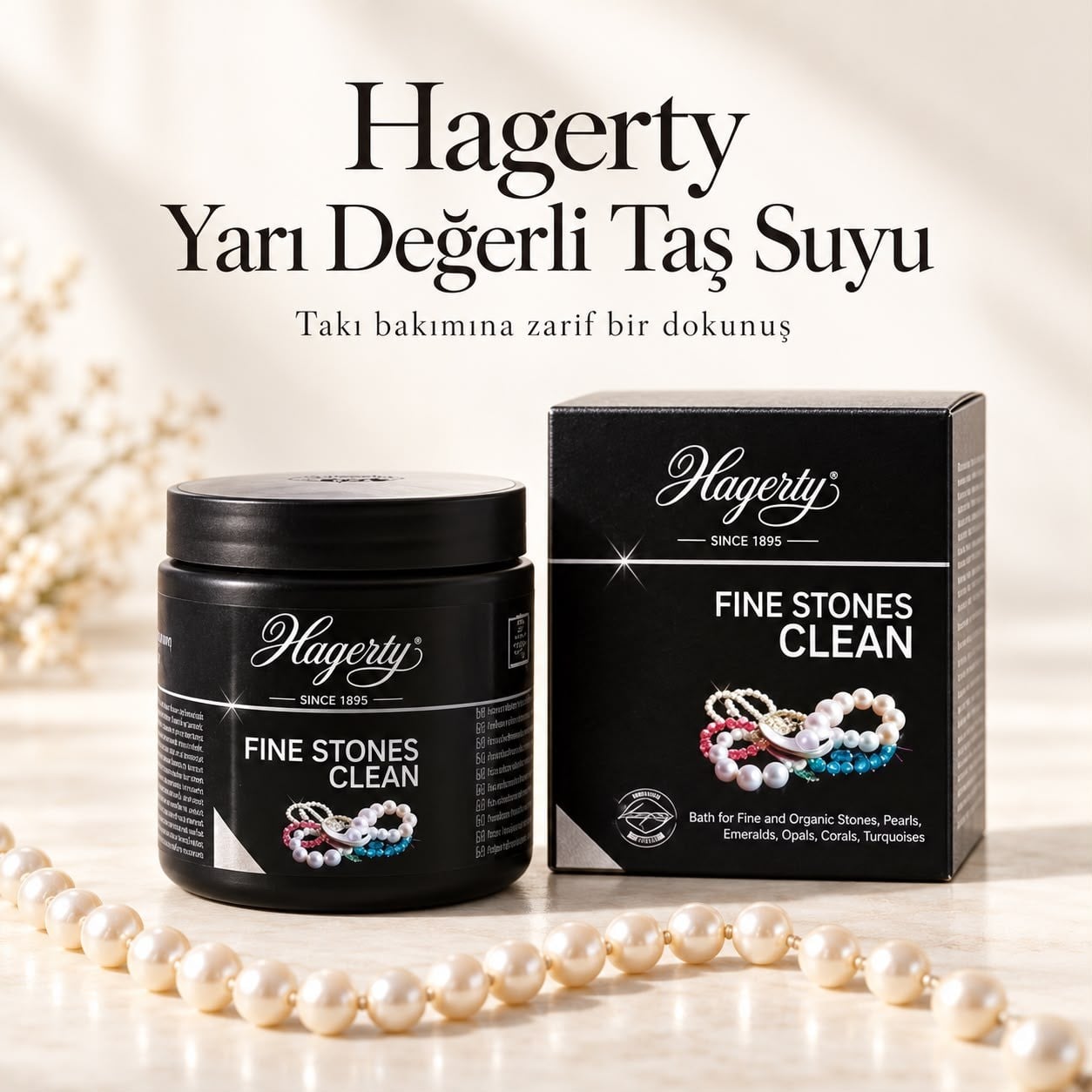 Hagerty Yarı Değerli Taş Suyu – Fine Stones Clean | 170 ML