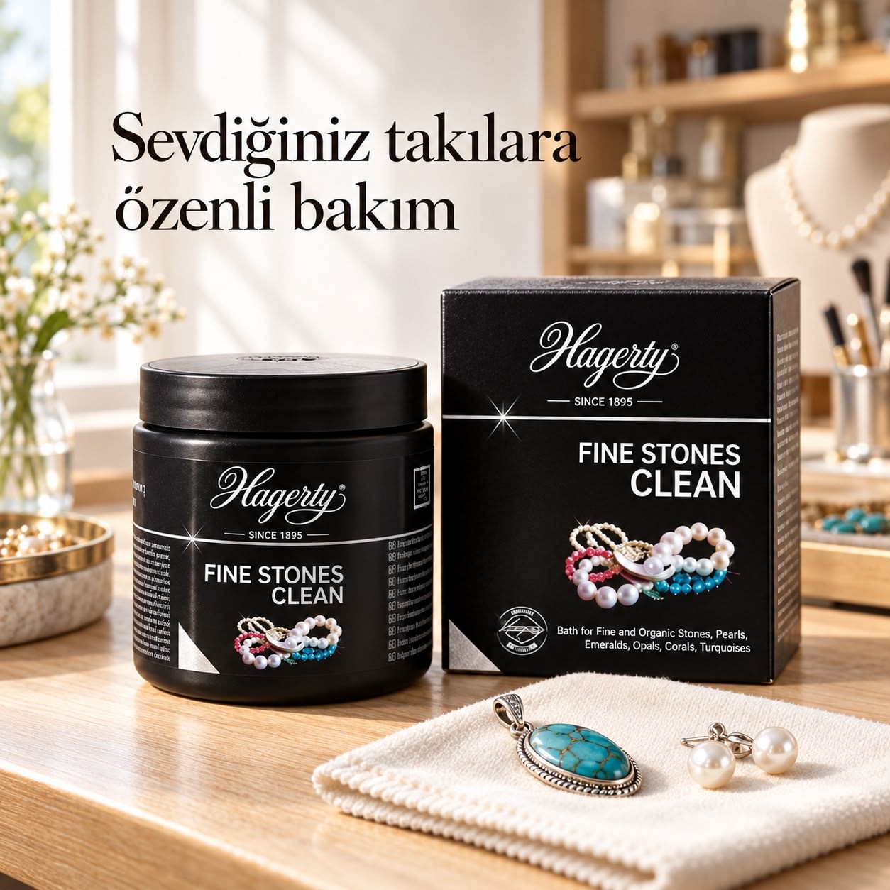 Hagerty Yarı Değerli Taş Suyu – Fine Stones Clean | 170 ML